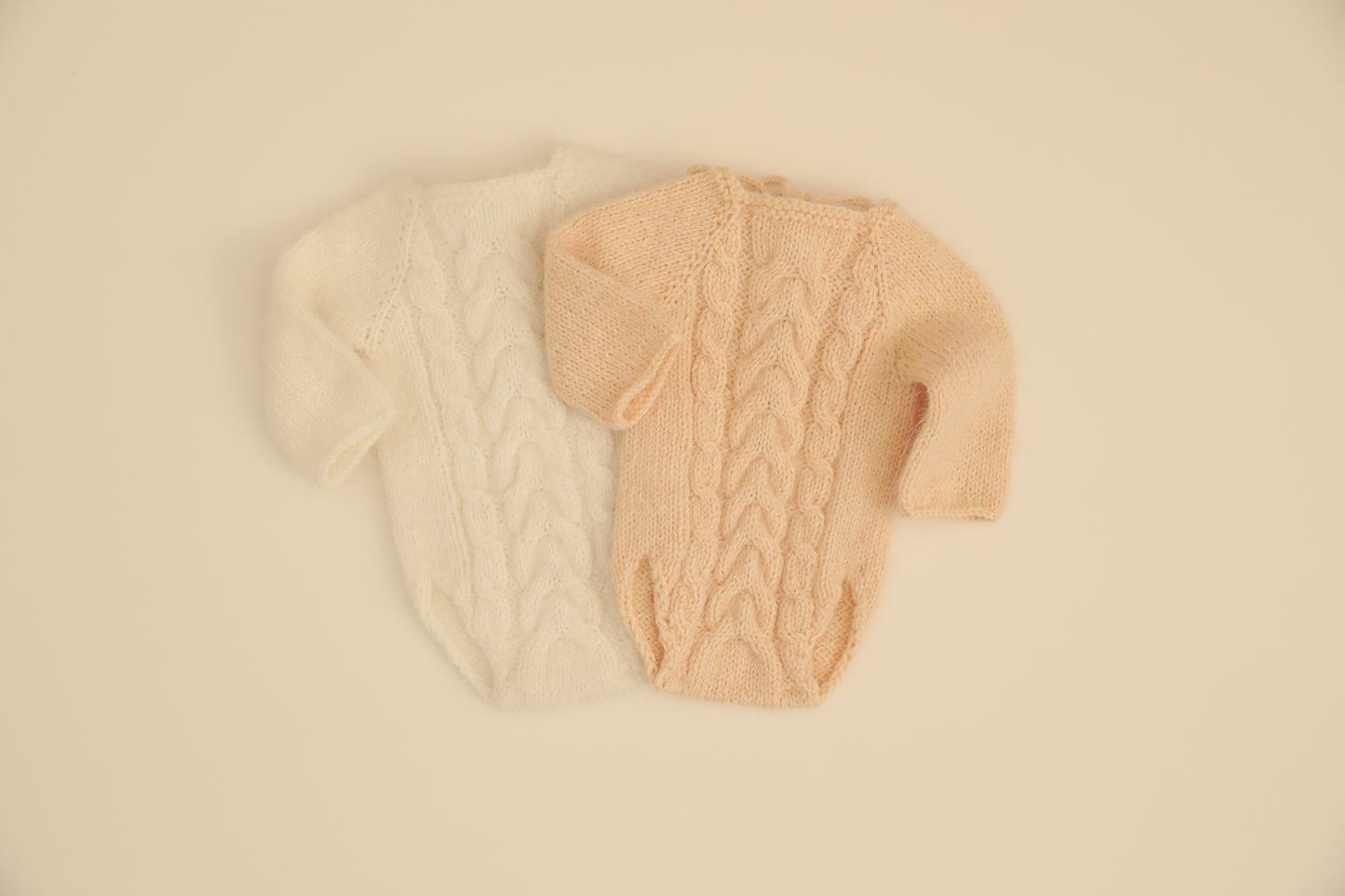 RTS! set of 2 Newborn/preemie footless rompers