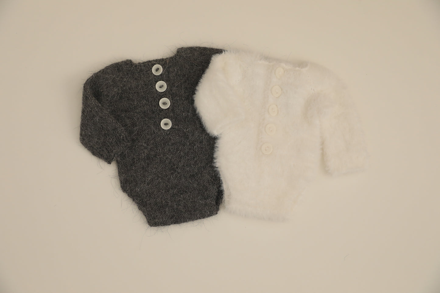 RTS! set of 2 Small newborn/preemie footless rompers