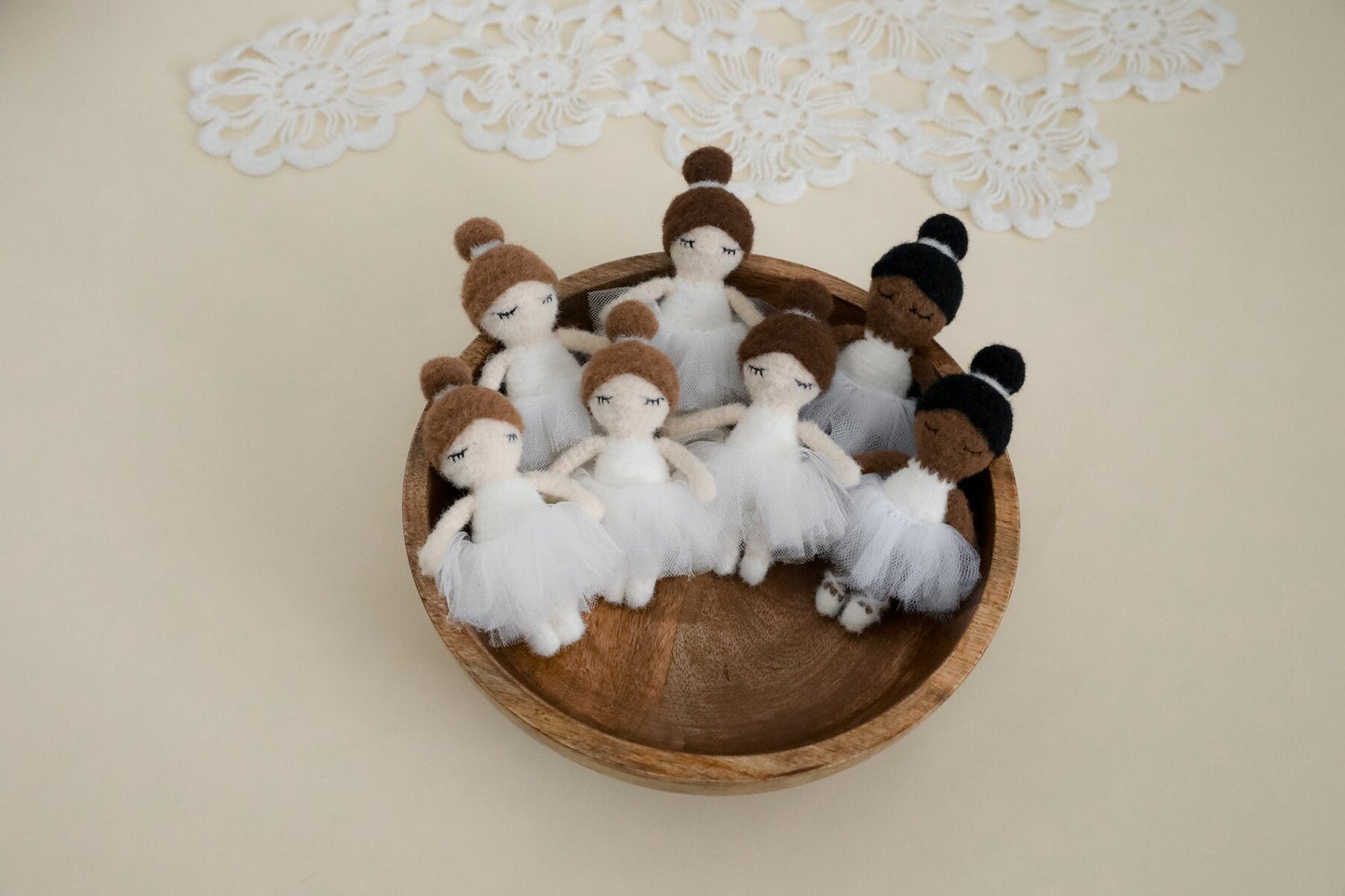 RTS! Knitted ballerina toy