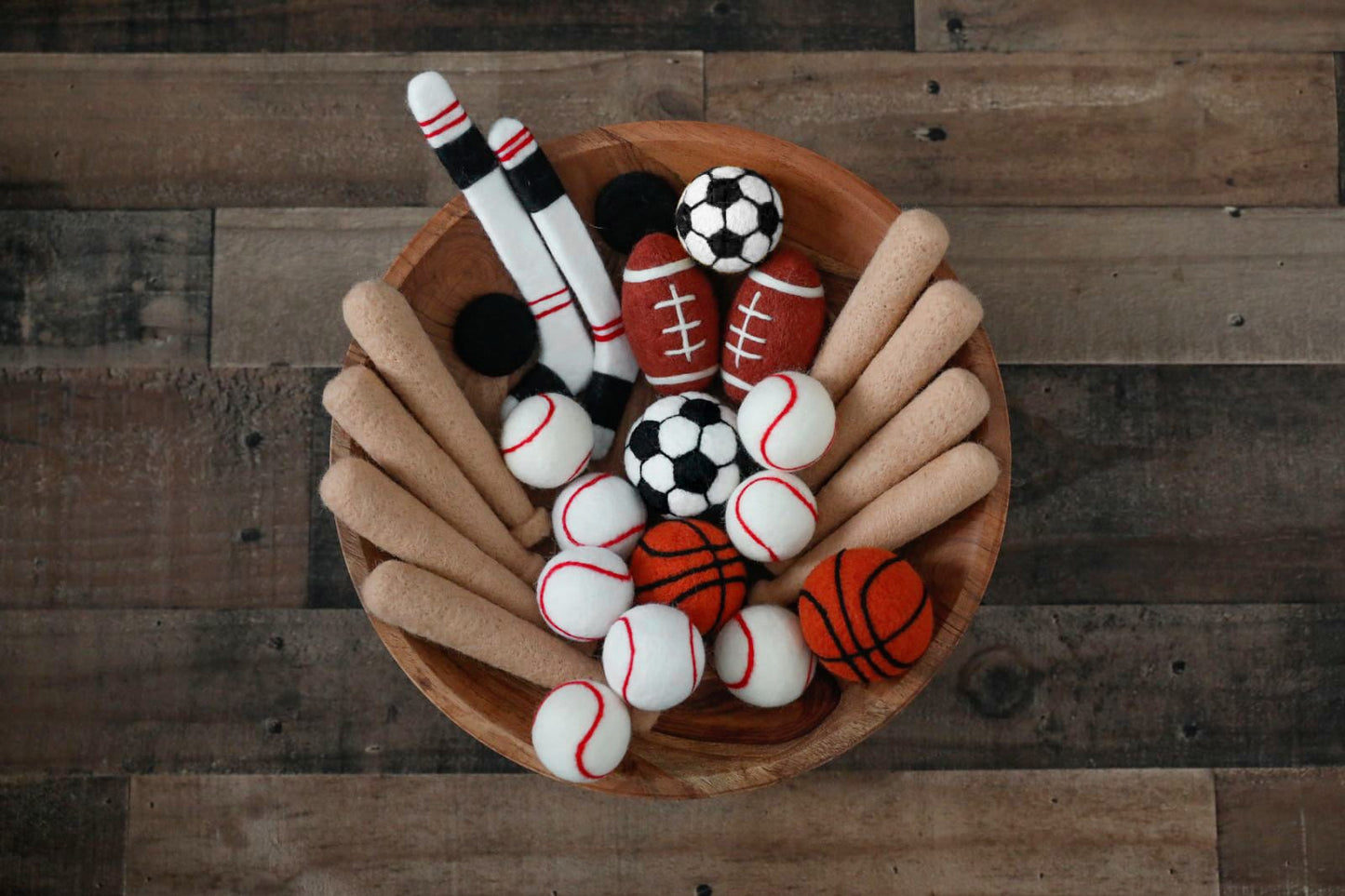 RTS! Felted baseball set