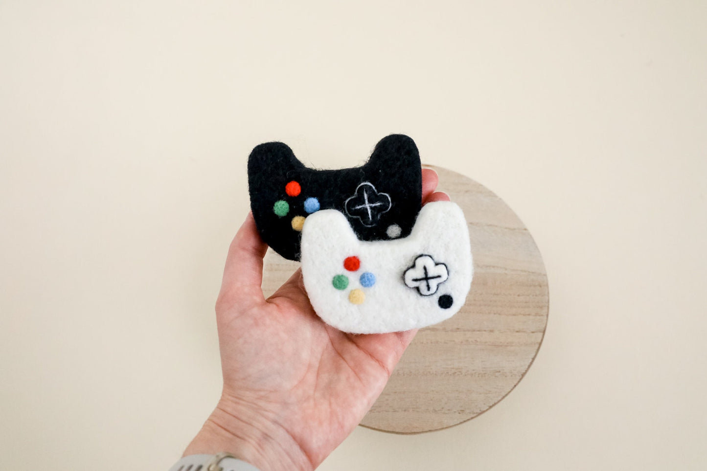 MADE TO ORDER! Felted game controller