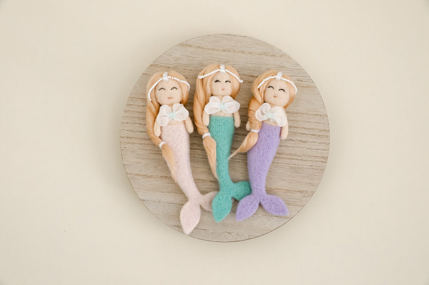 RTS! Felted mermaid toy