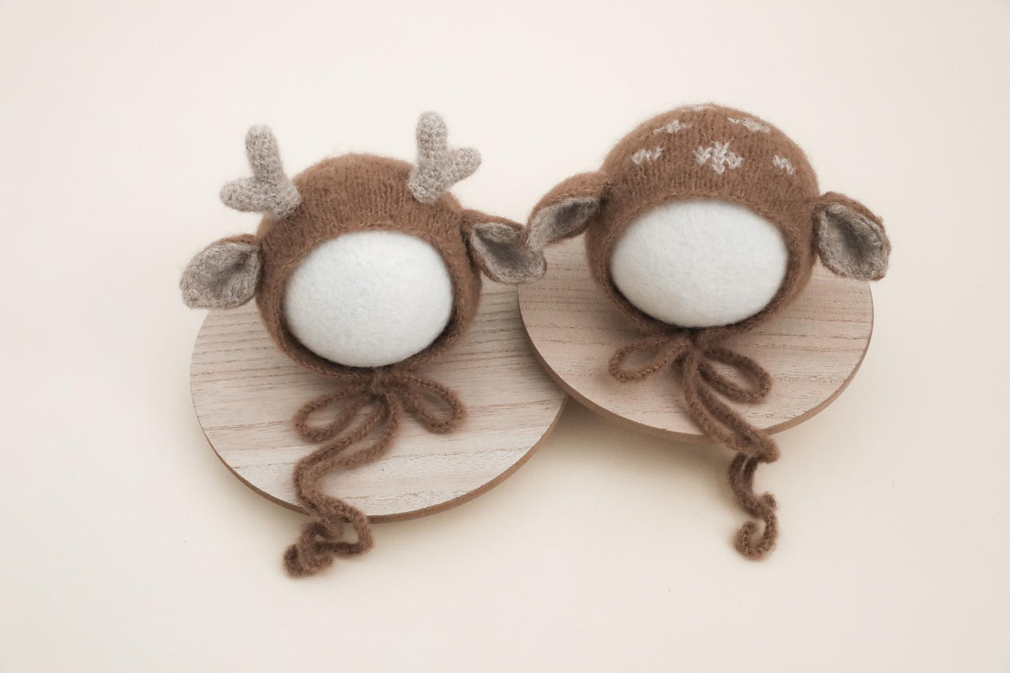 RTS! Reindeer baby bonnet