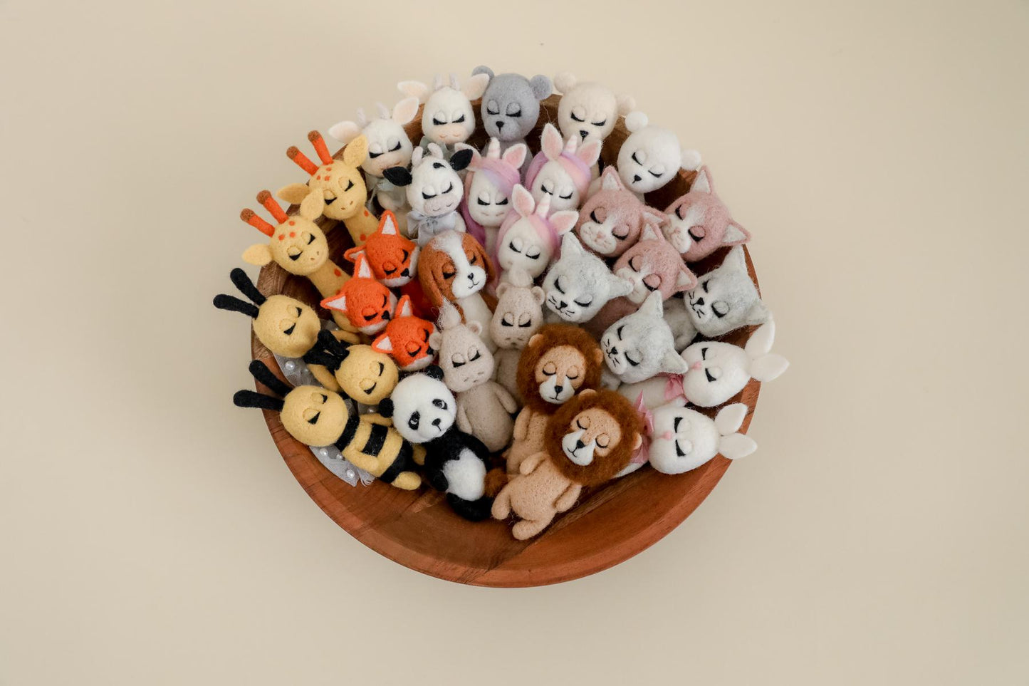 RTS! Felted panda props