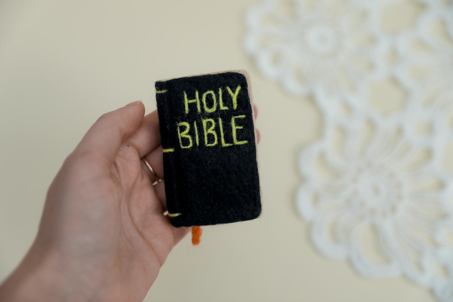 MADE TO ORDER! Felted bible