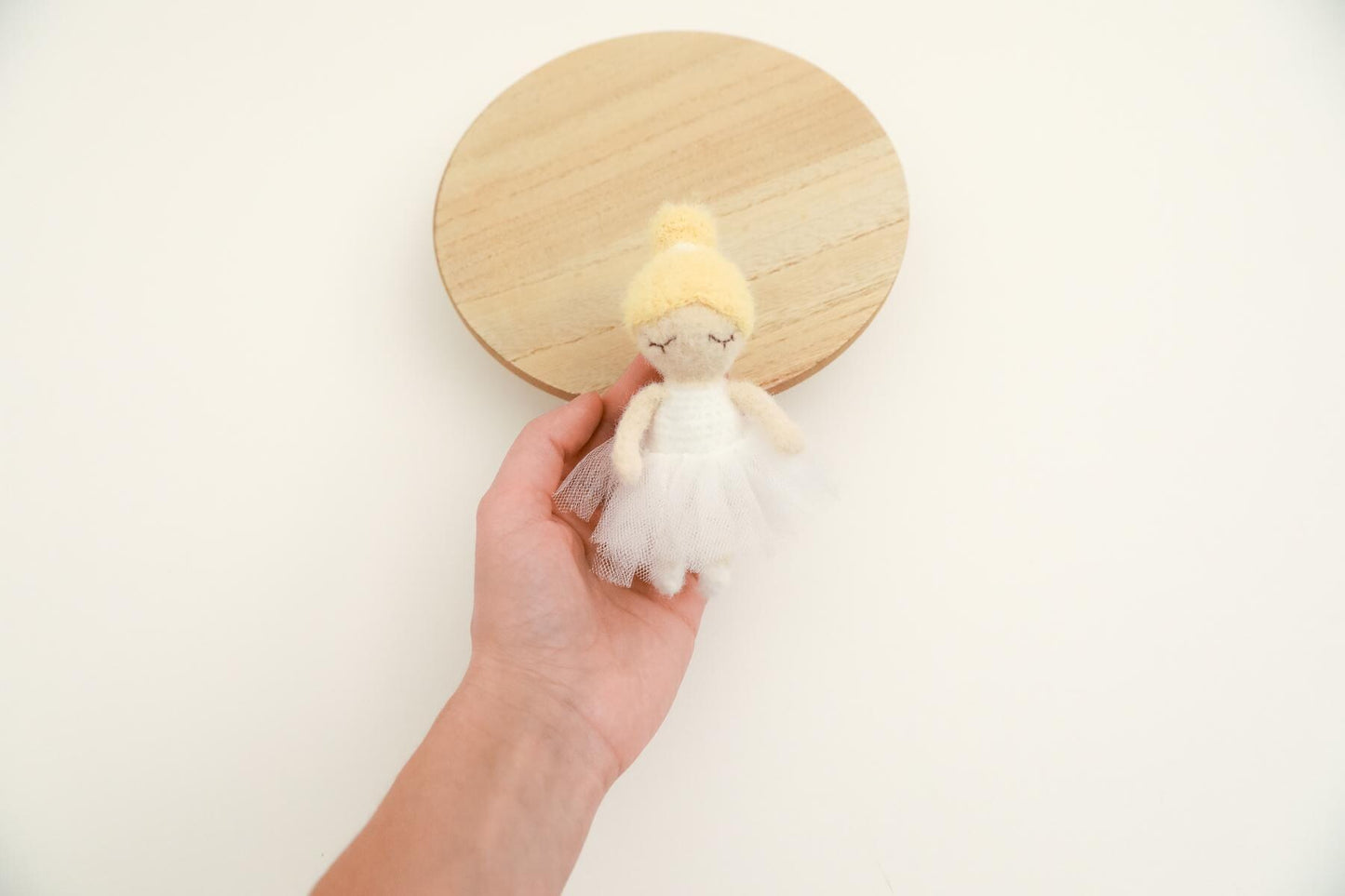 RTS! Knitted ballerina toy