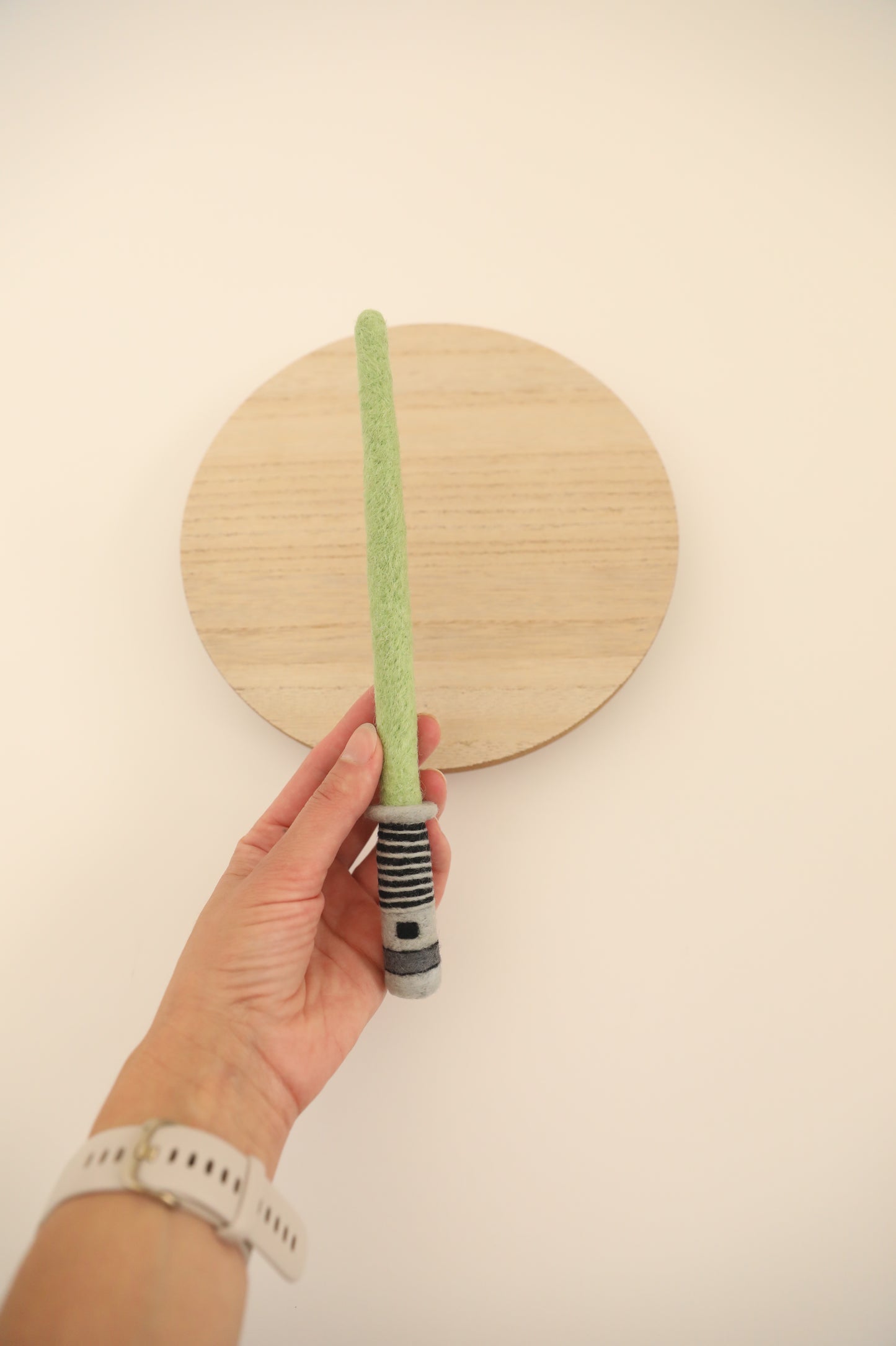 MADE TO ORDER! Felted lightsaber