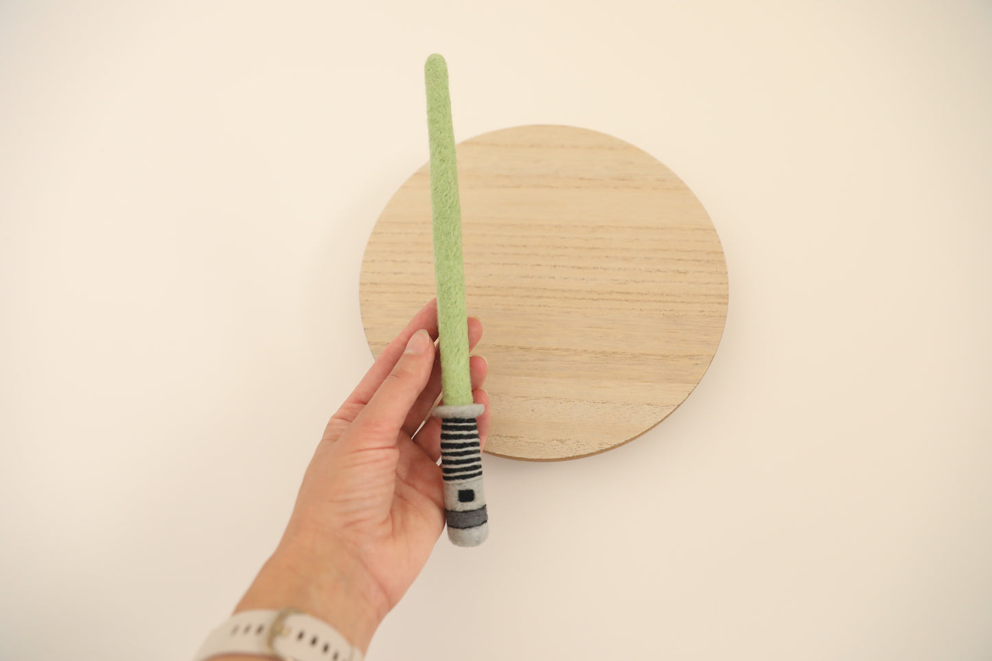 MADE TO ORDER! Felted lightsaber