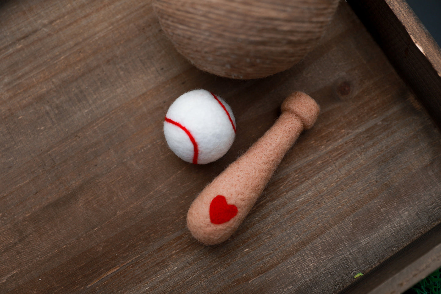 RTS! Felted baseball set