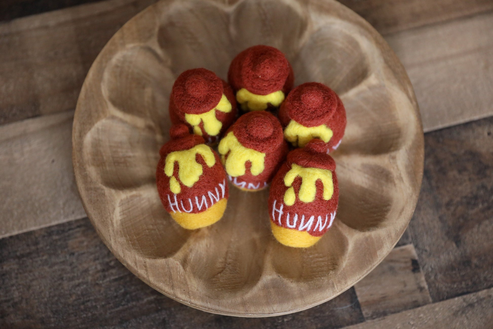 RTS! Felted honey jar