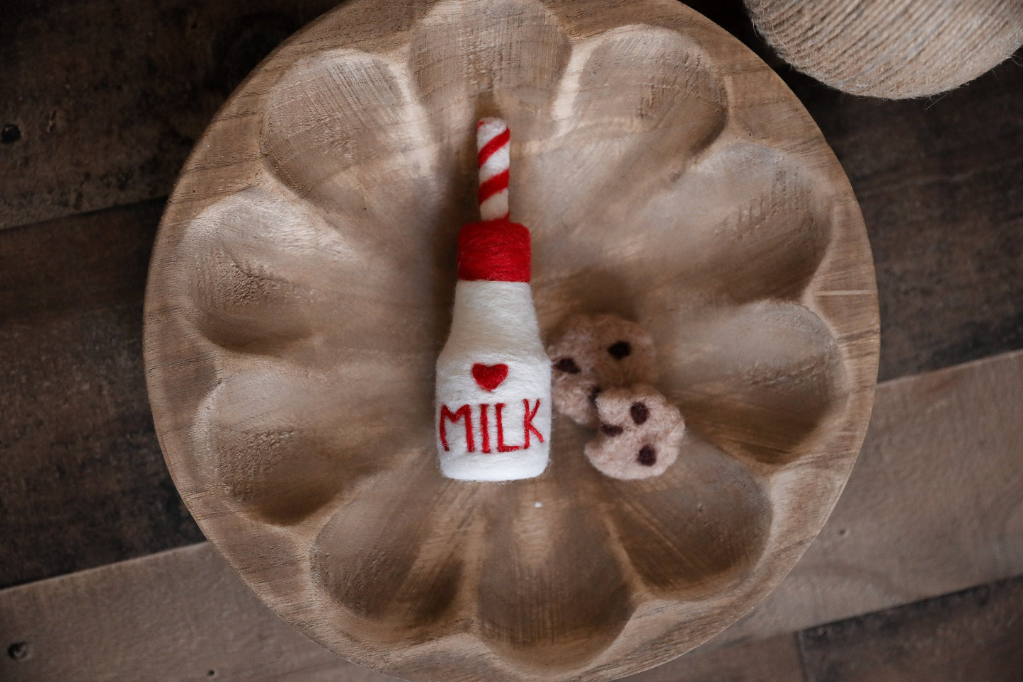 RTS! Santa's milk and cookies set