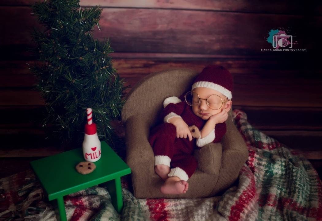 RTS! Santa's milk and cookies set