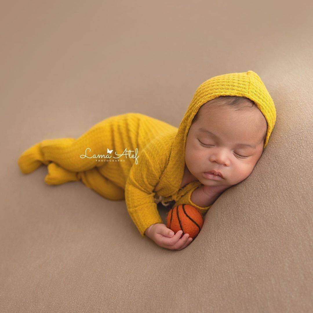 RTS! Felted basketball toy | Newborn photography props Felted stuffy toys Wool sport props Sport Baby Basketball