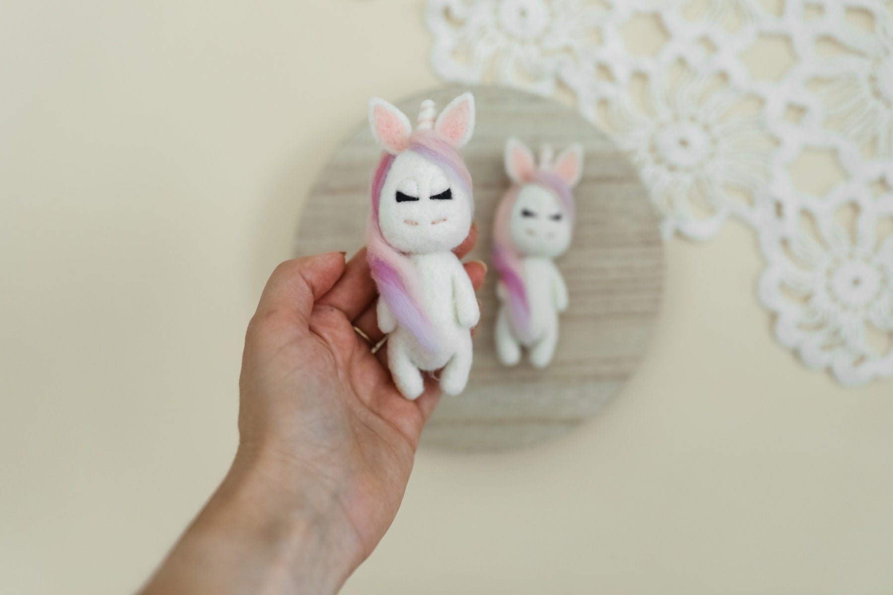RTS! Felted unicorn props