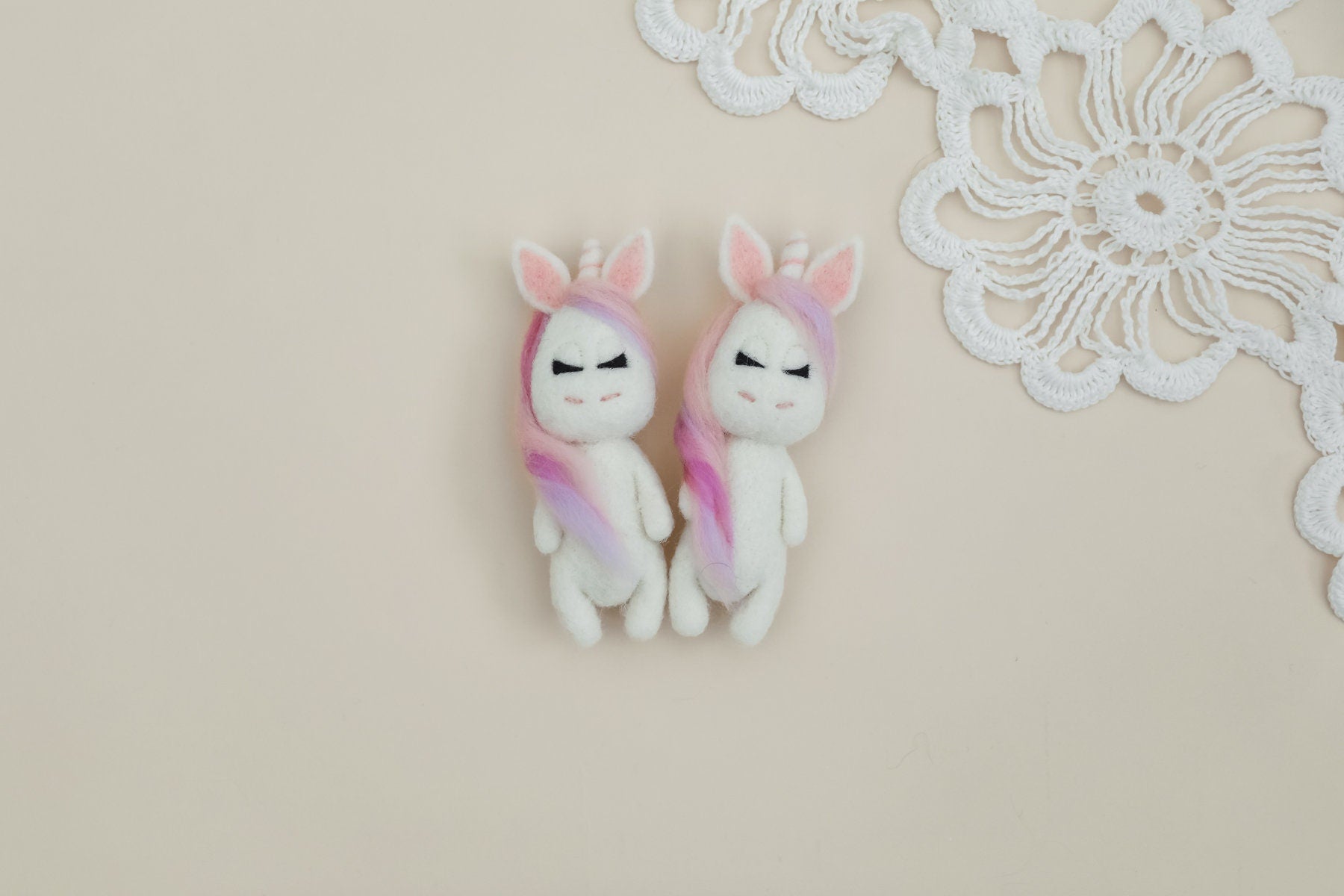 RTS! Felted unicorn props