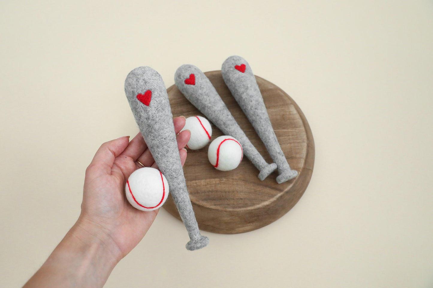 RTS! Felted baseball set