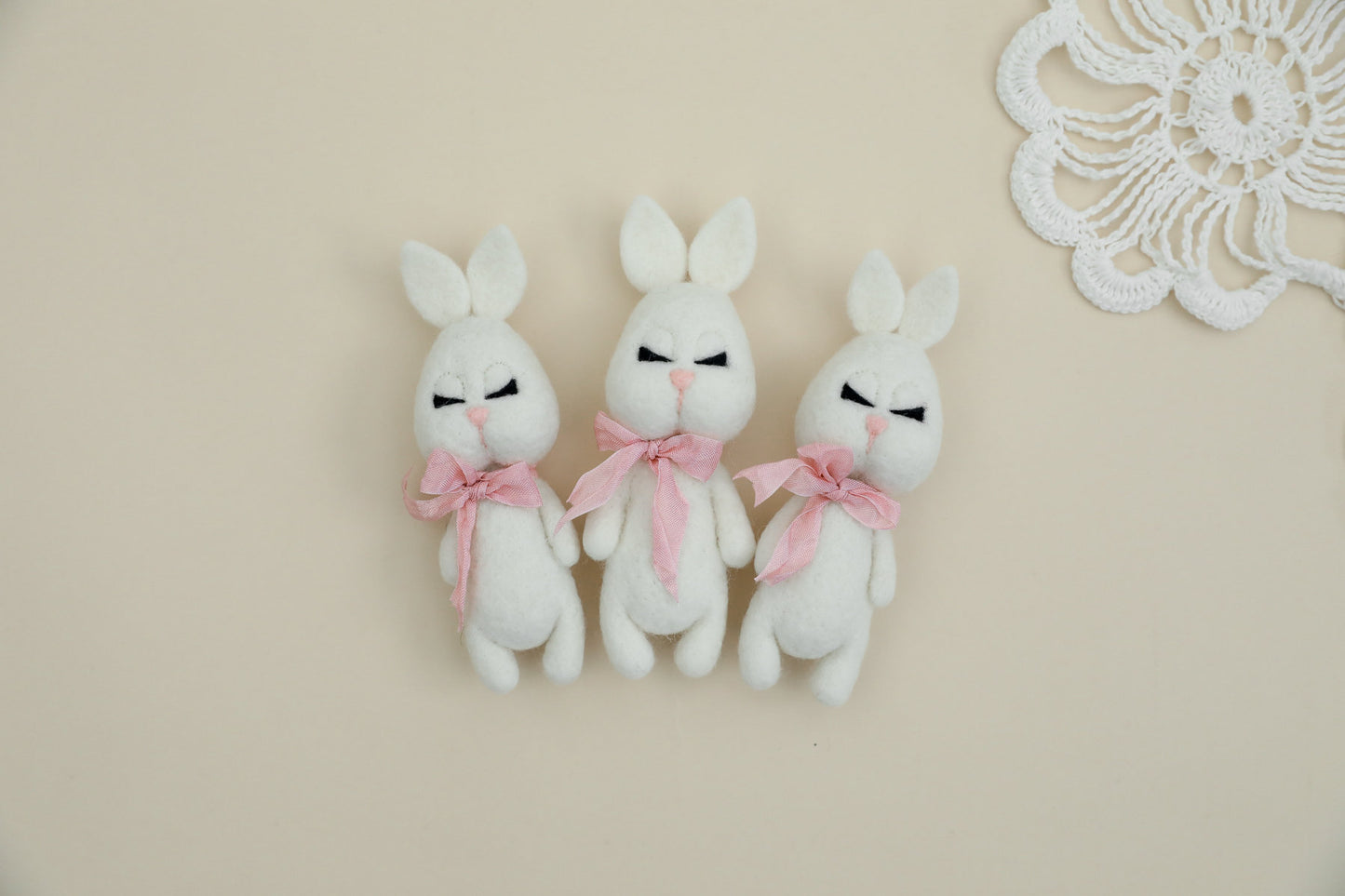 RTS! Felted bunny props