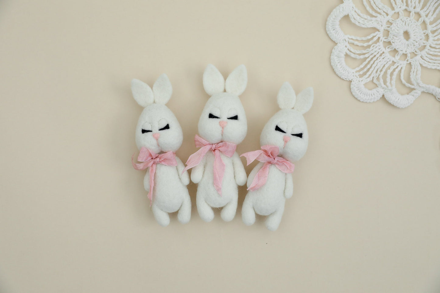 MADE TO ORDER! Felted bunny props
