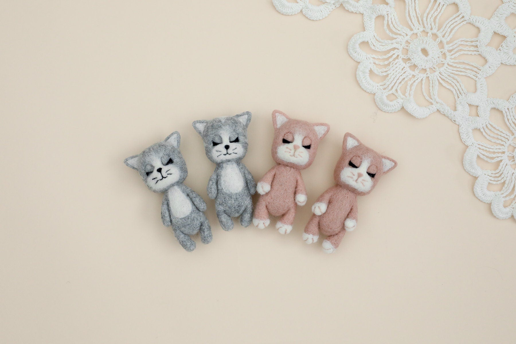 RTS! Felted animal toys