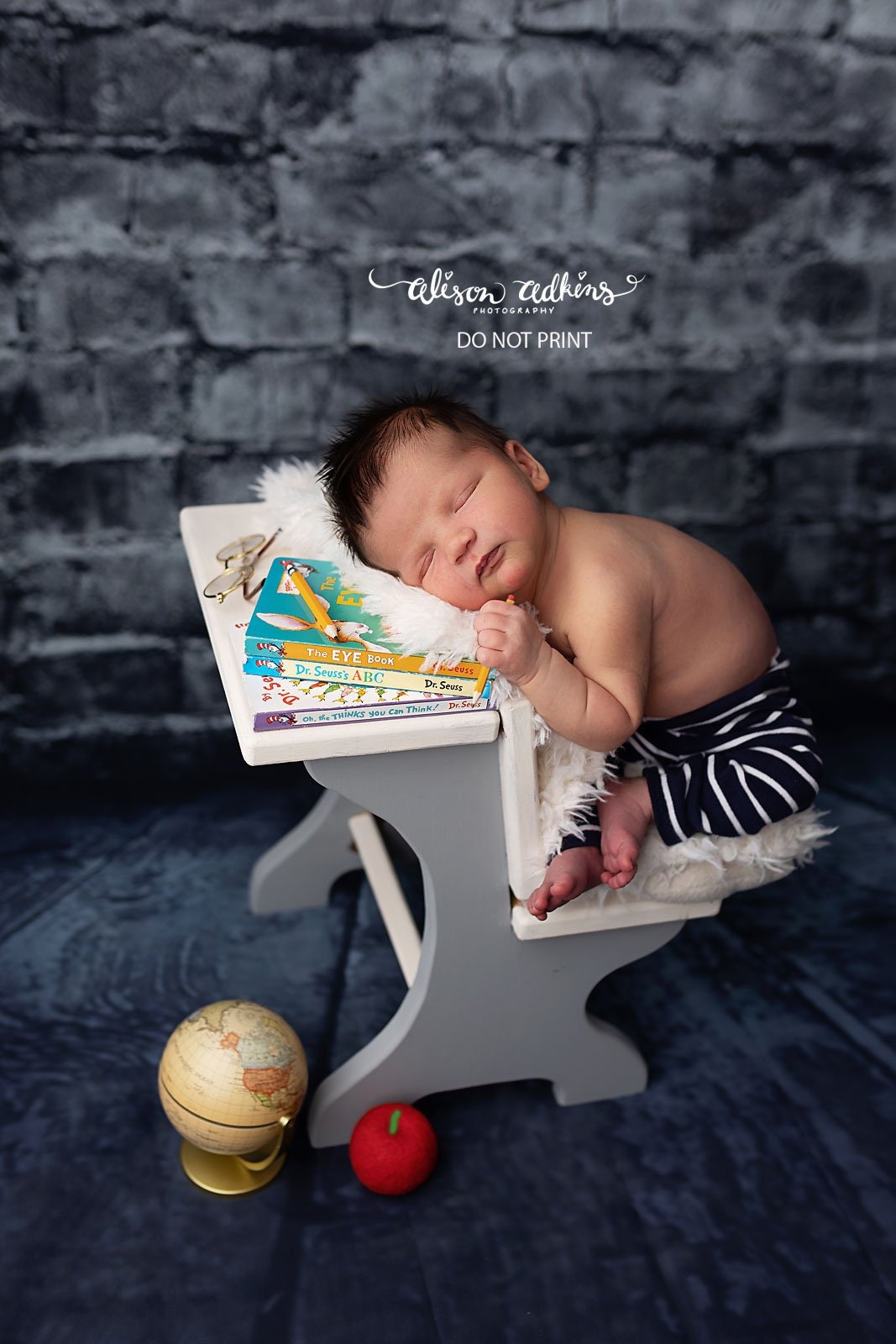RTS! Felted apple | Newborn photography props Back to school props Wool red apple