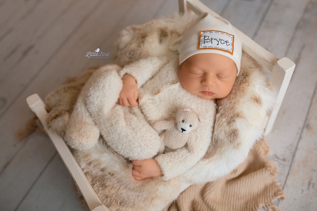 MADE TO ORDER! Boucle knitted rompers