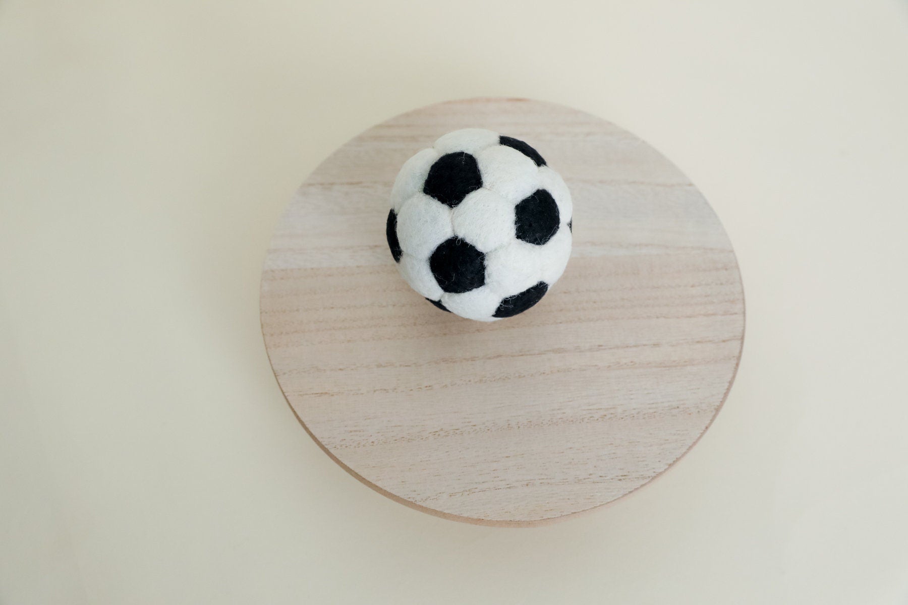 MADE TO ORDER! Felted soccer ball