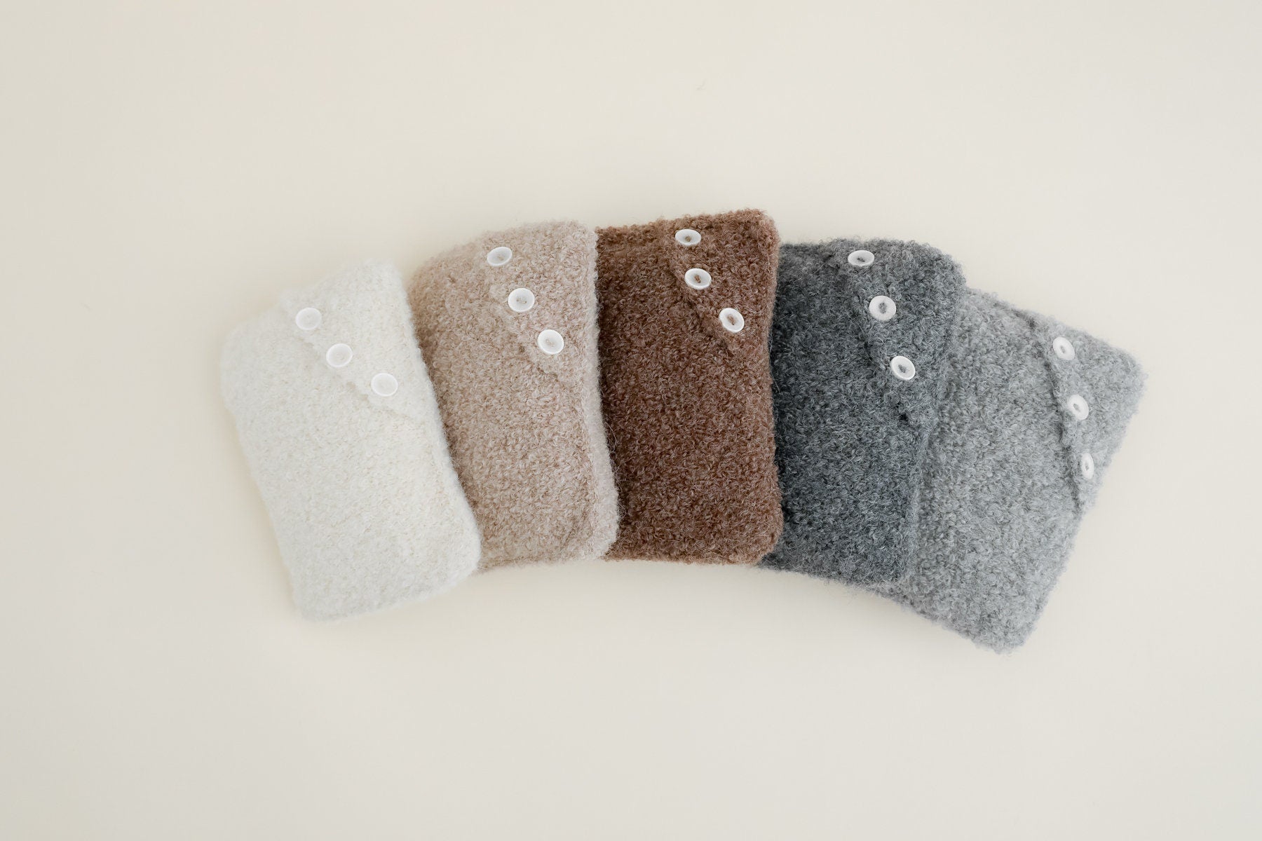 RTS! Boucle footless rompers