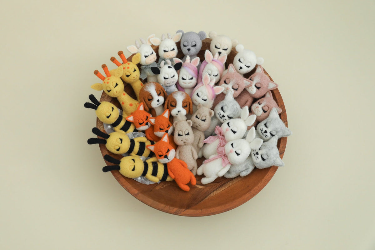 MADE TO ORDER! Felted bunny props