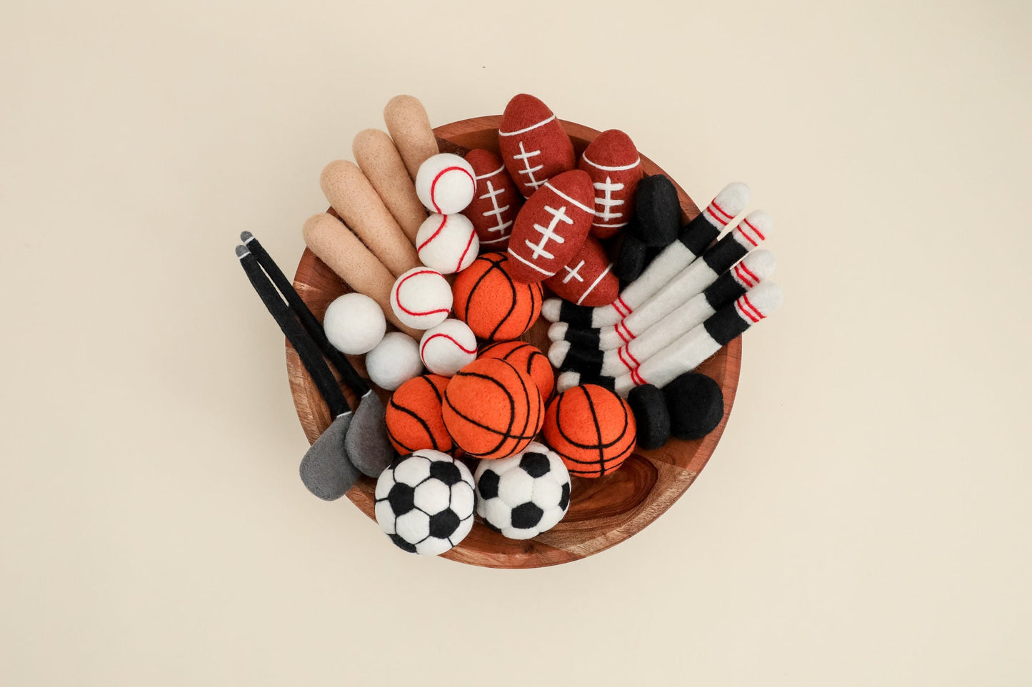 RTS! Felted baseball set