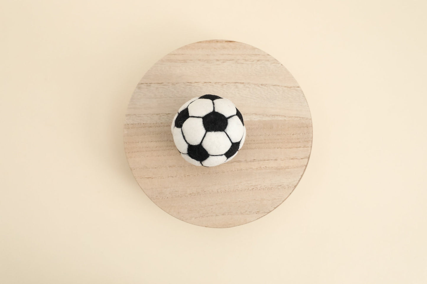 MADE TO ORDER! Felted soccer ball