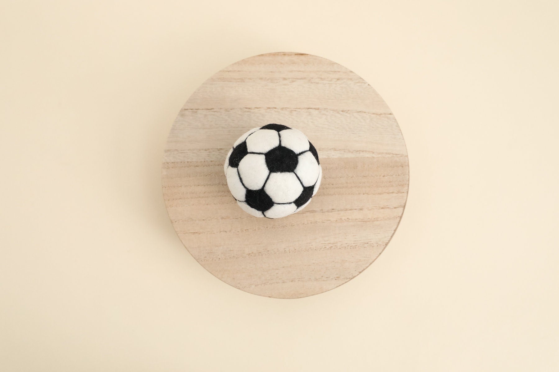 MADE TO ORDER! Felted soccer ball