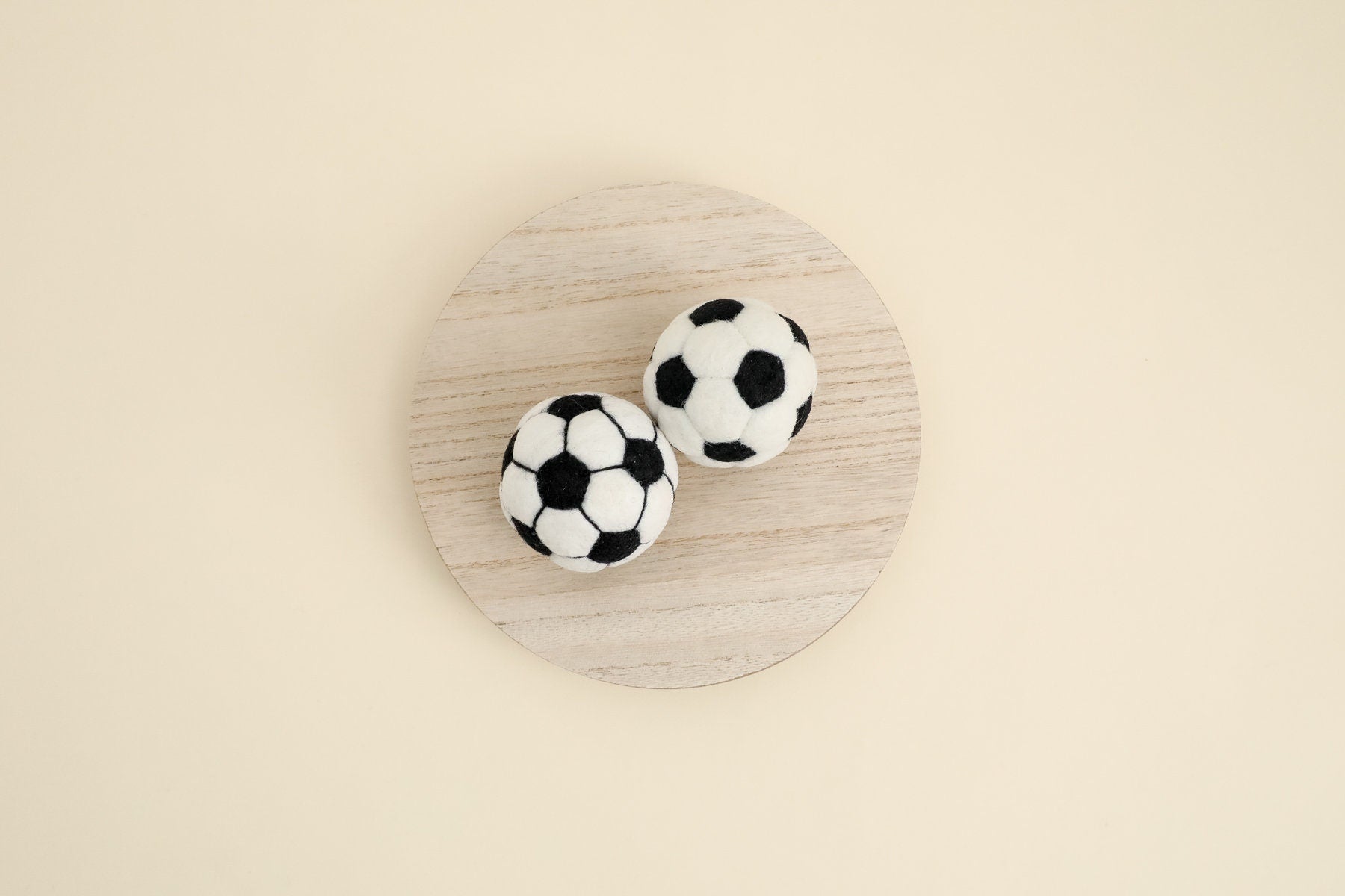 MADE TO ORDER! Felted soccer ball