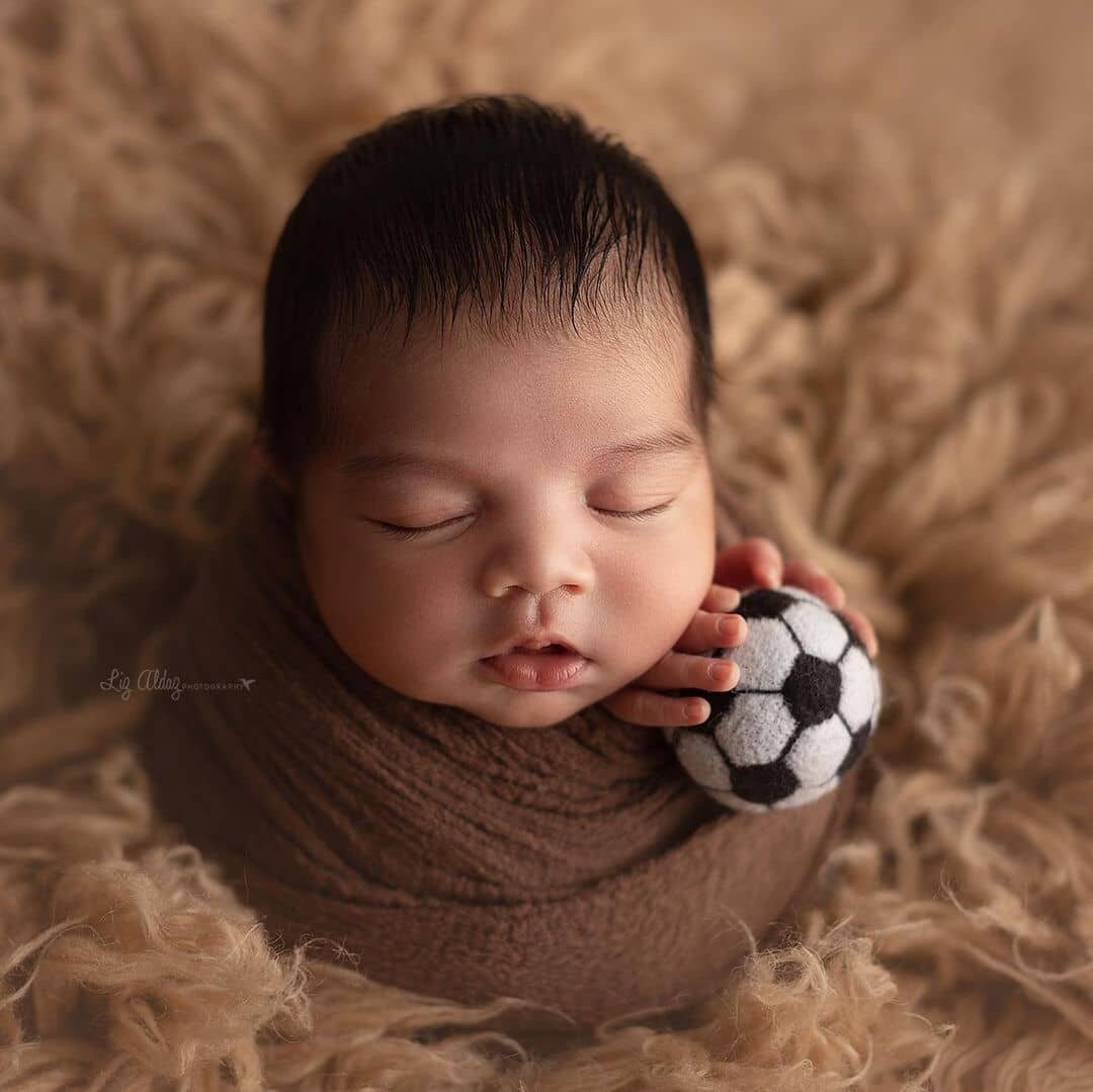MADE TO ORDER! Felted soccer ball