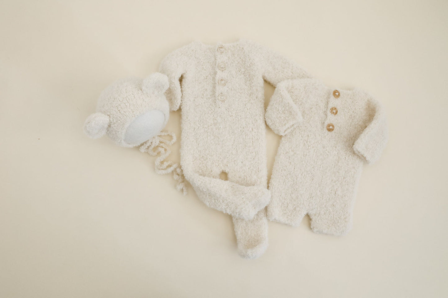 RTS! Boucle knitted rompers