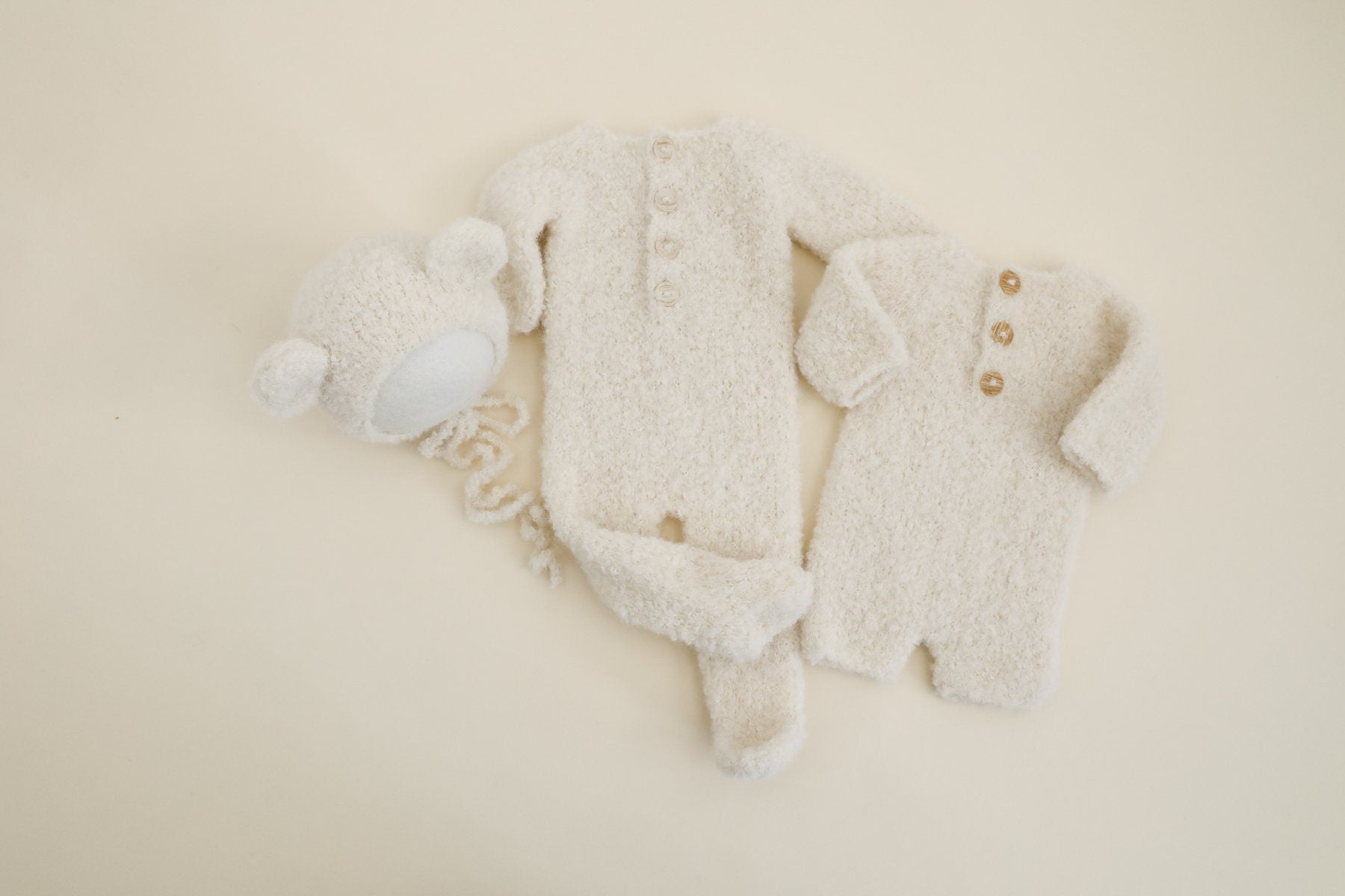RTS! Boucle knitted rompers