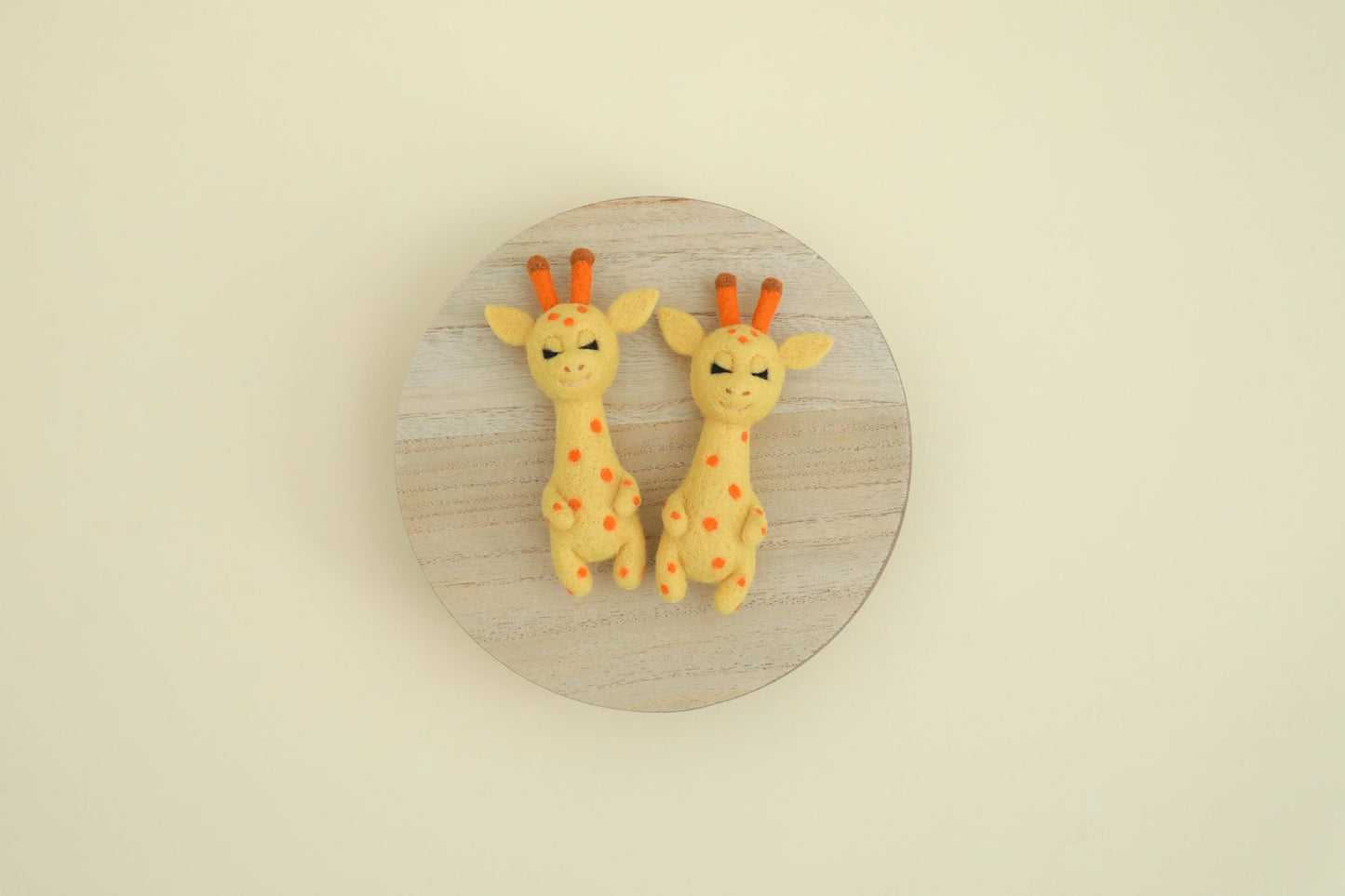 RTS! Felted giraffe props