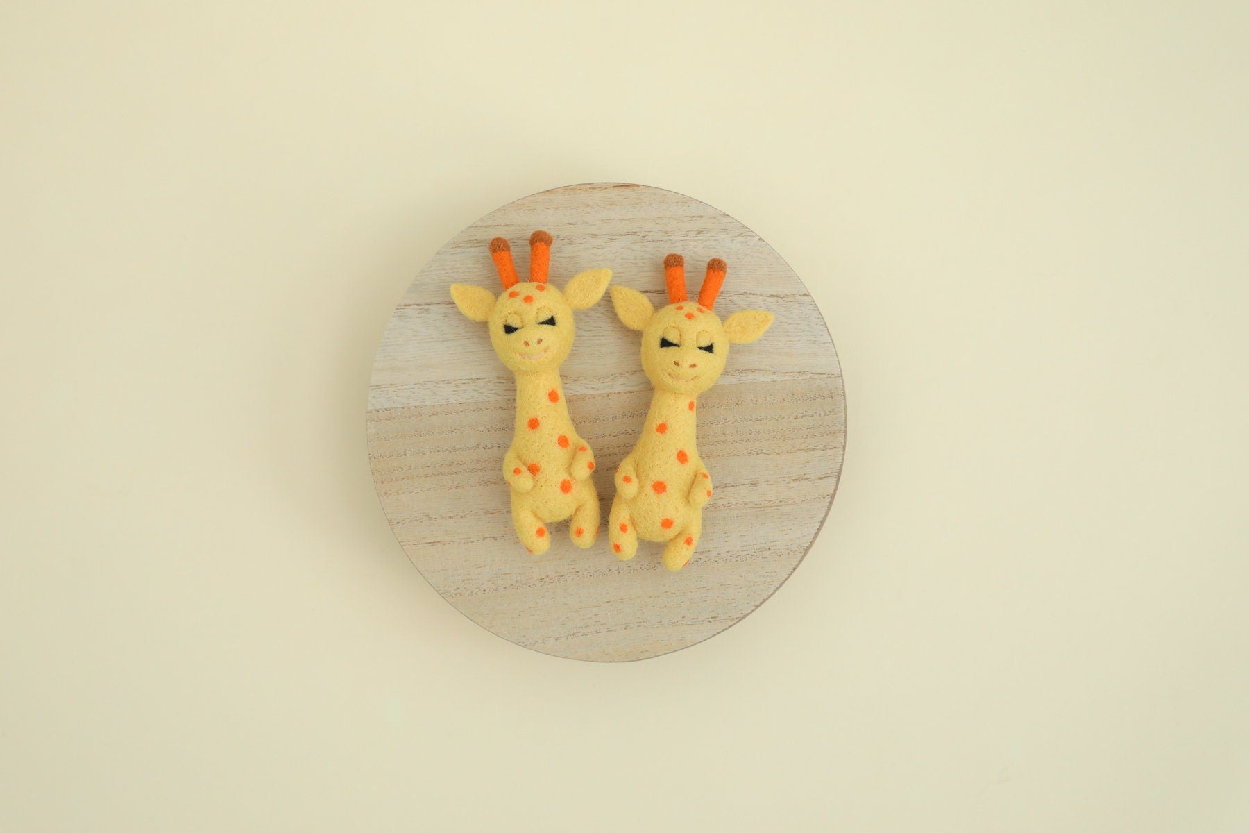 RTS! Felted giraffe props