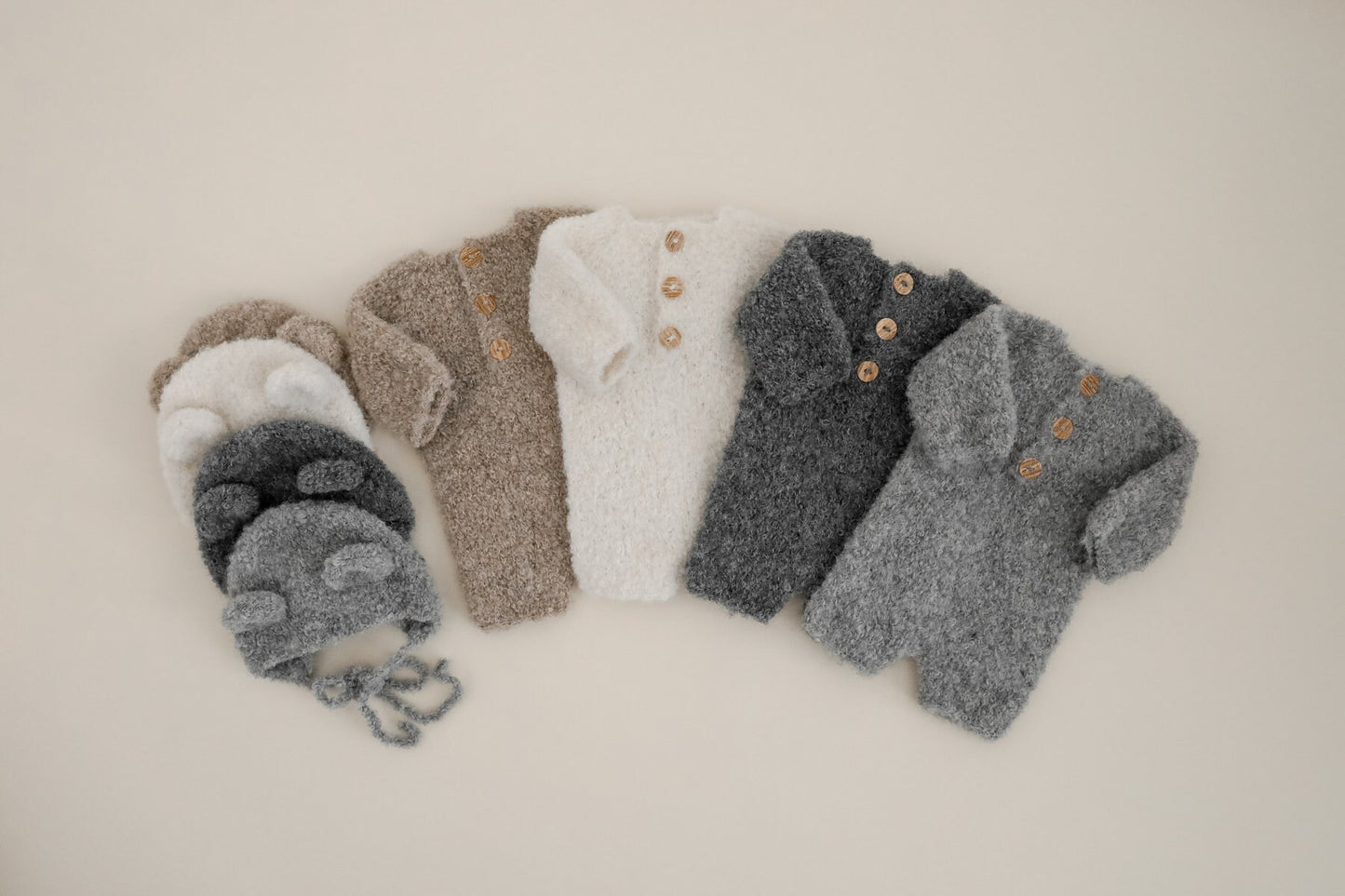 RTS! Boucle footless rompers