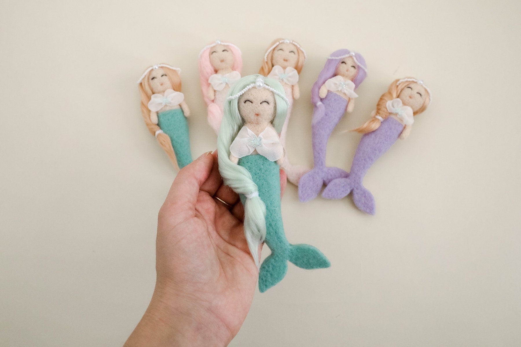 RTS! Felted mermaid toy
