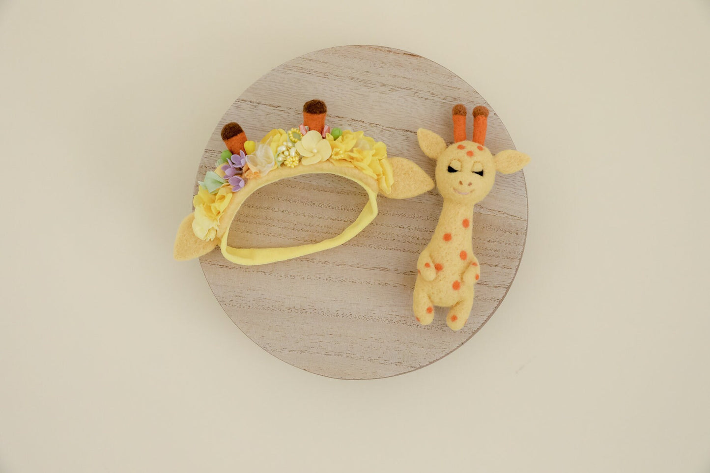 RTS! Felted giraffe props