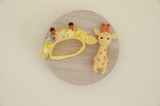 RTS! Felted giraffe props
