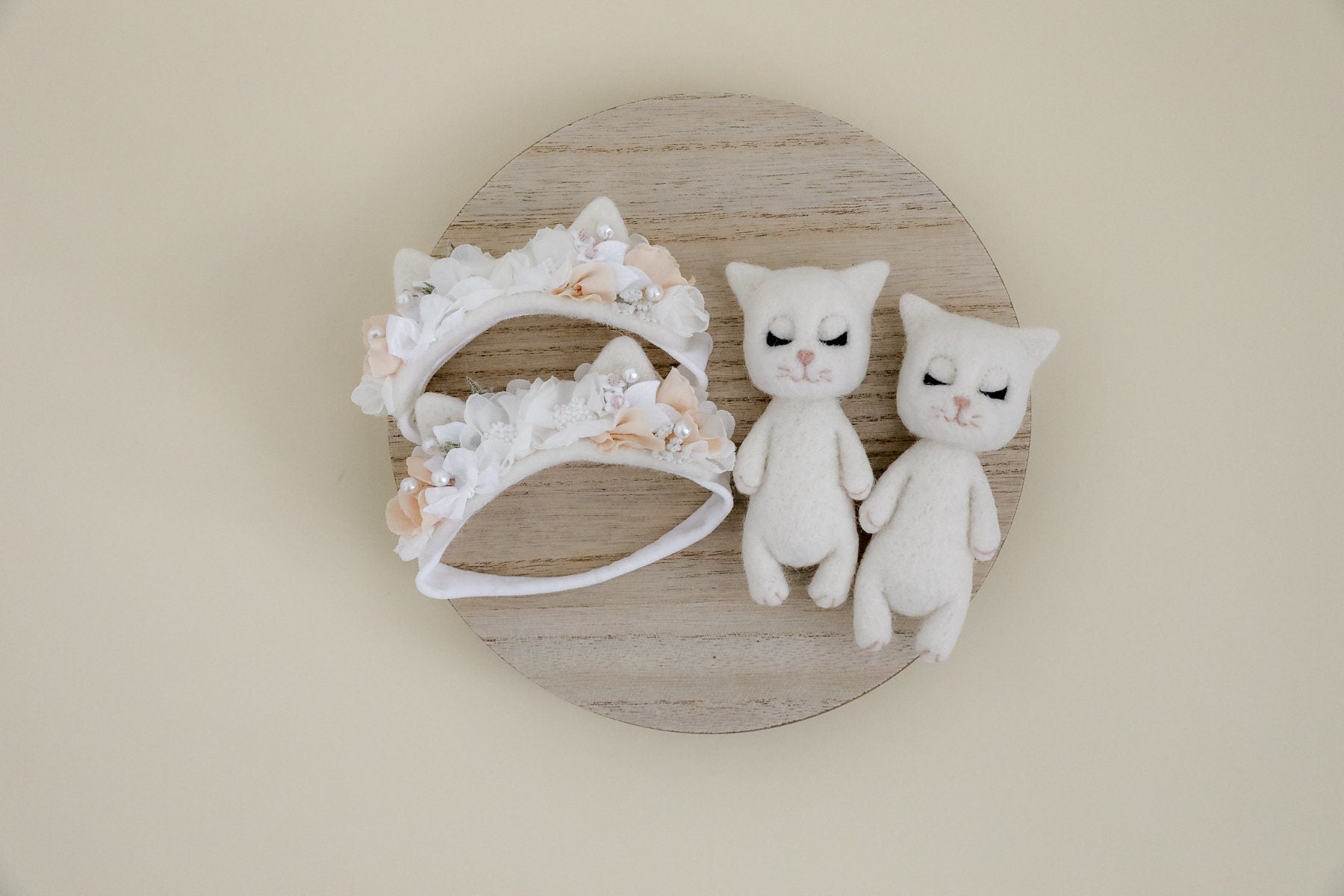 RTS! Felted kitten props