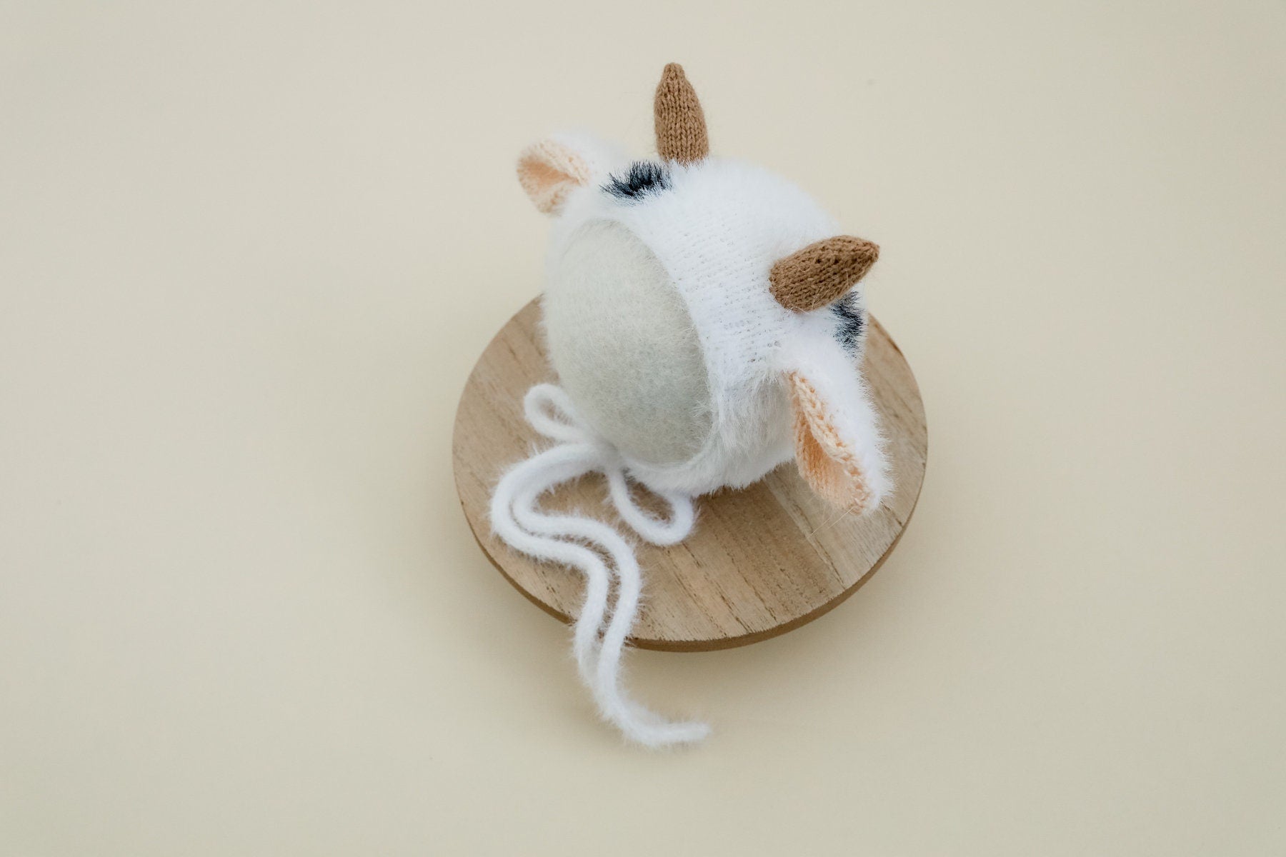 RTS! Fuzzy cow bonnet