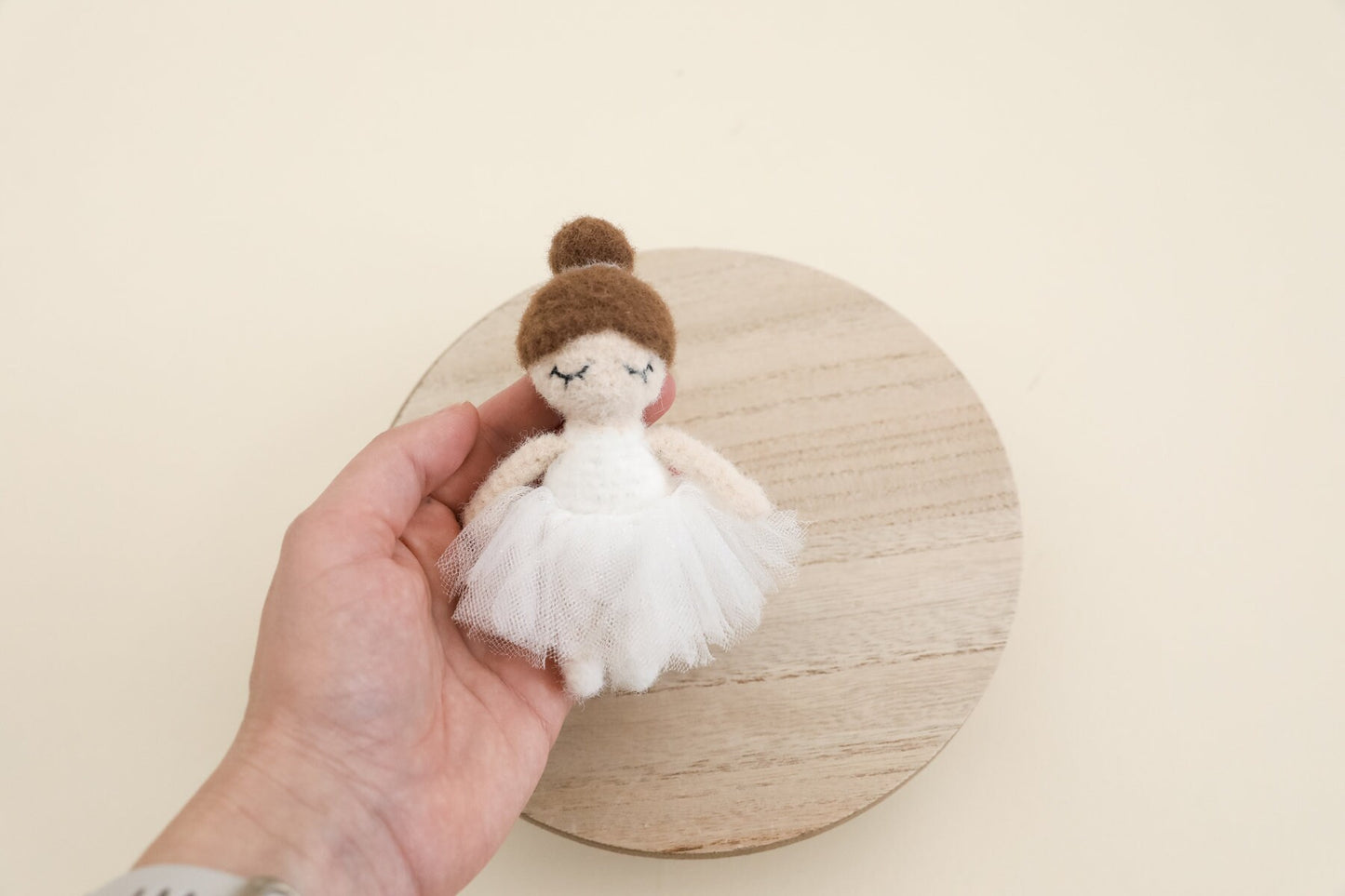 RTS! Knitted ballerina toy