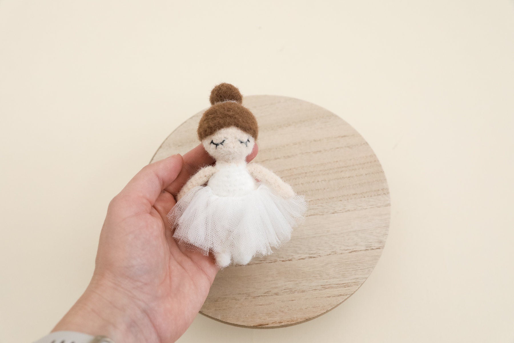 RTS! Knitted ballerina toy