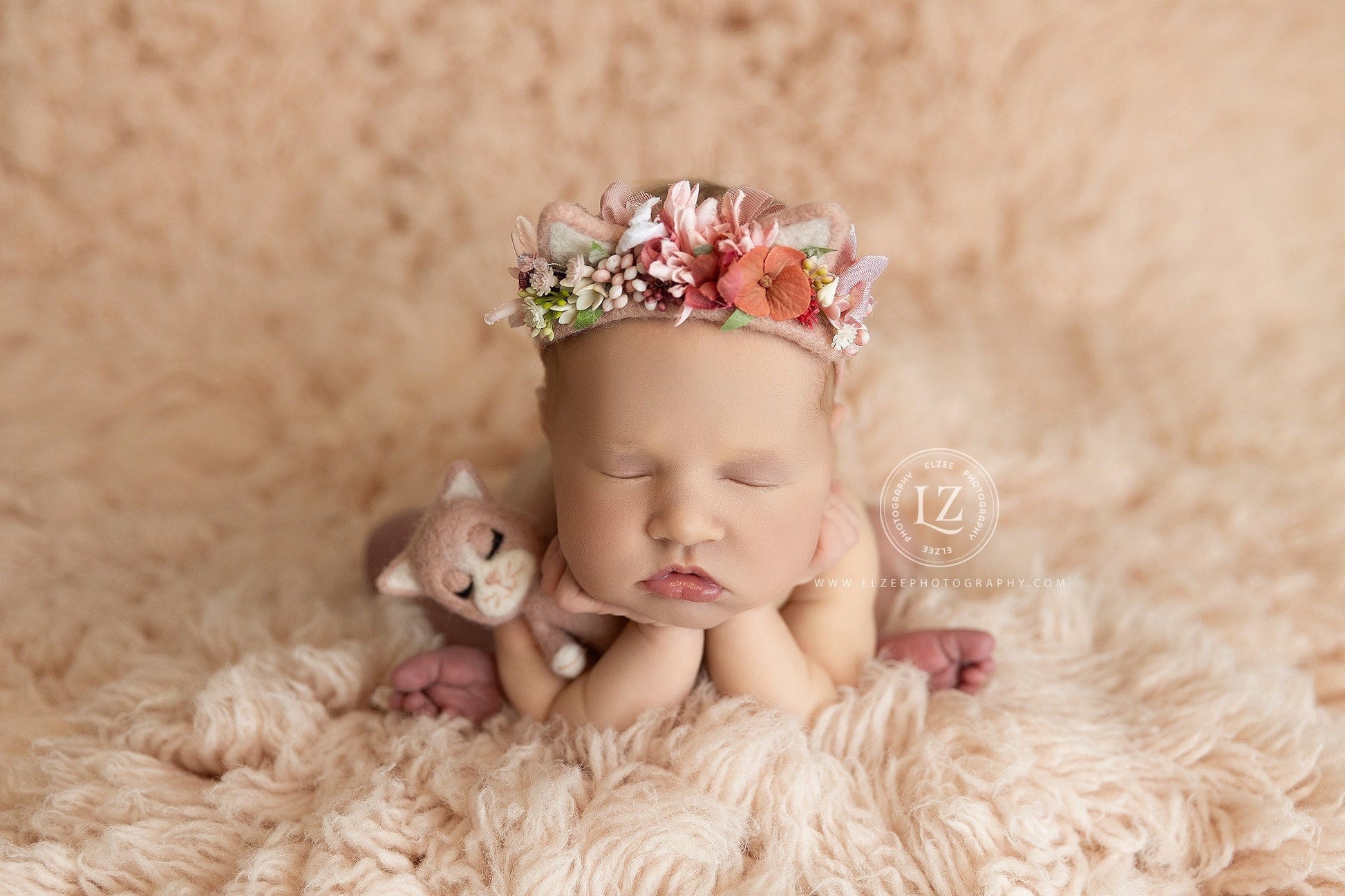 MADE TO ORDER! Felted kitten props | Newborn photography prop Wool animal toy Felted cat toy Kitten headband