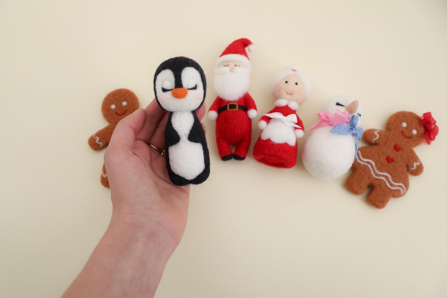 RTS! Felted Christmas toys