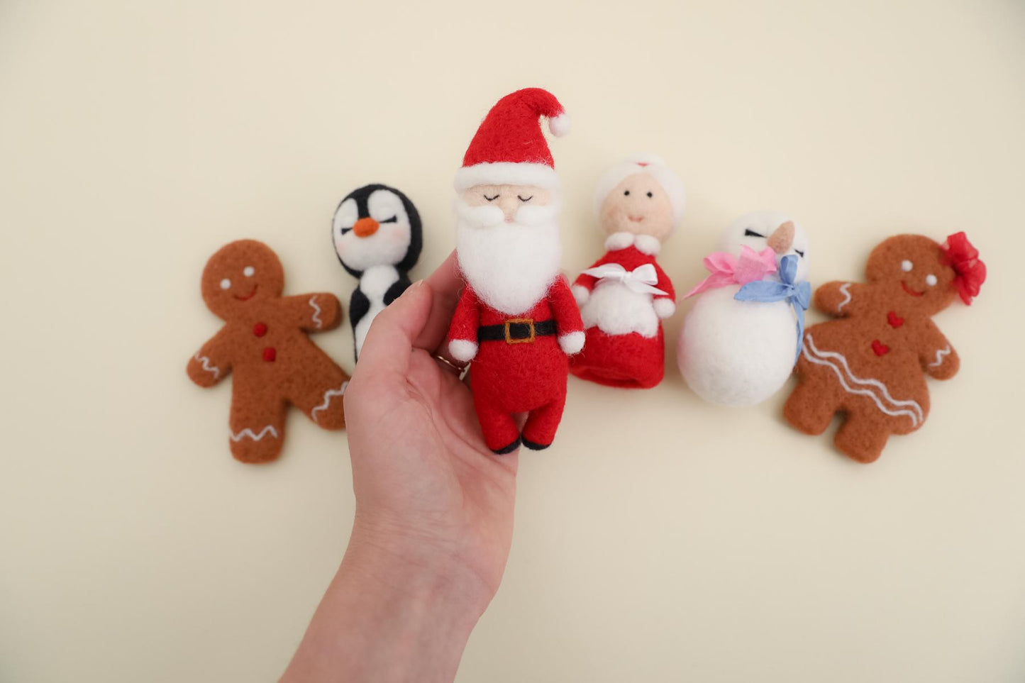 RTS! Felted Christmas toys