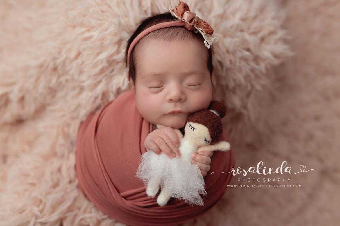 RTS! Knitted ballerina toy