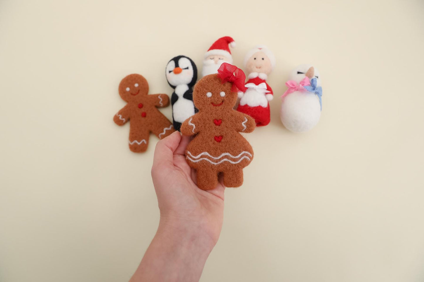 RTS! Felted Christmas toys